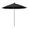 California Umbrella 9' Black Aluminum Market Patio Umbrella, Olefin Black 194061335642 - alternate 1